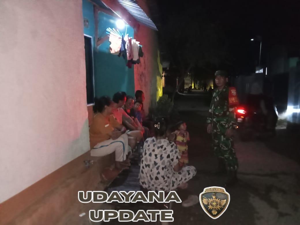 Babinsa Simpasai Aktif Jaga Kamtibmas Lewat Ronda Malam Bersama Warga Ncera