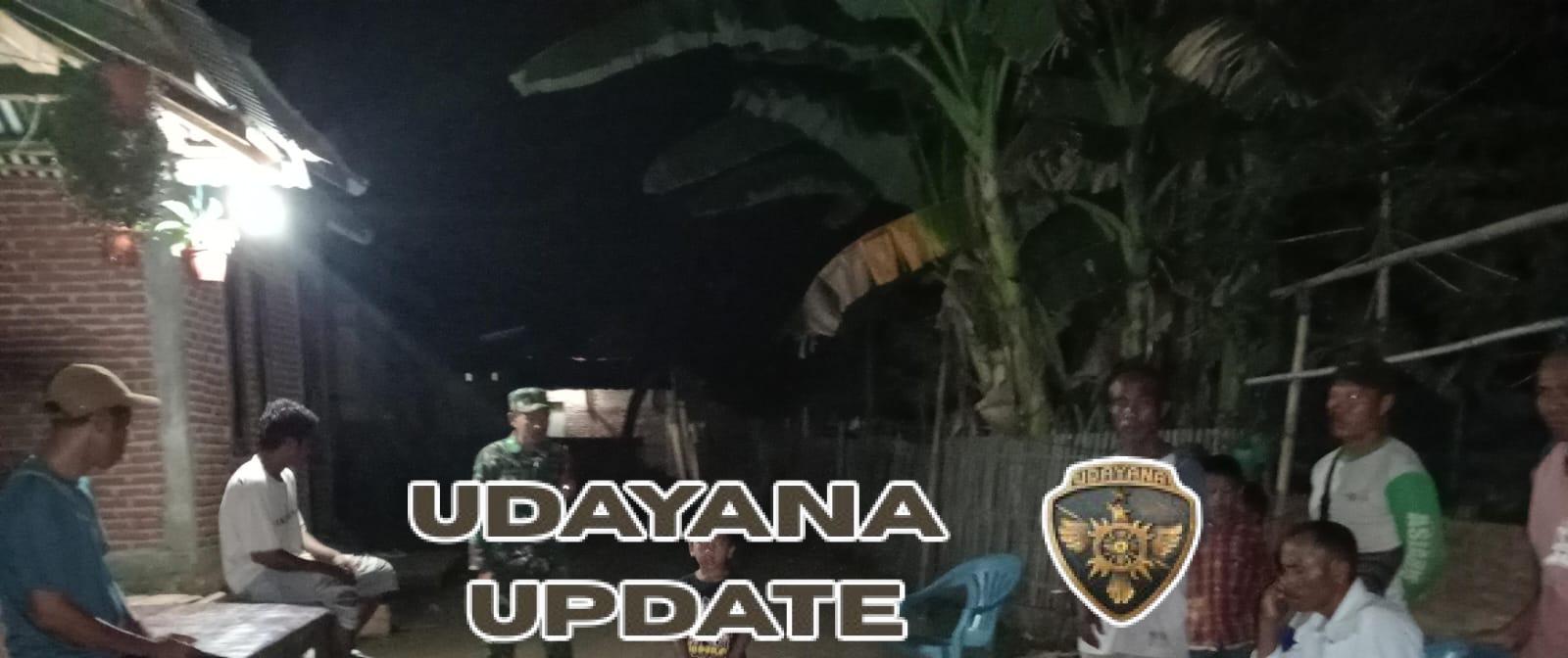 Babinsa Banggo Aktif Jaga Kamtibmas Lewat Kongkow dan Patroli Malam