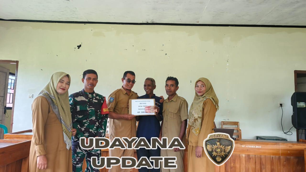 Babinsa Desa Tatar Dampingi Penyaluran BLT Dana Desa TA 2025 Tahap IV