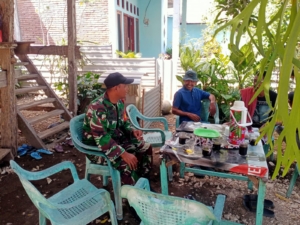 Babinsa Goa Tingkatkan Komsos dan Patroli Wilayah, Pastikan Keamanan Masyarakat Tetap Terjaga