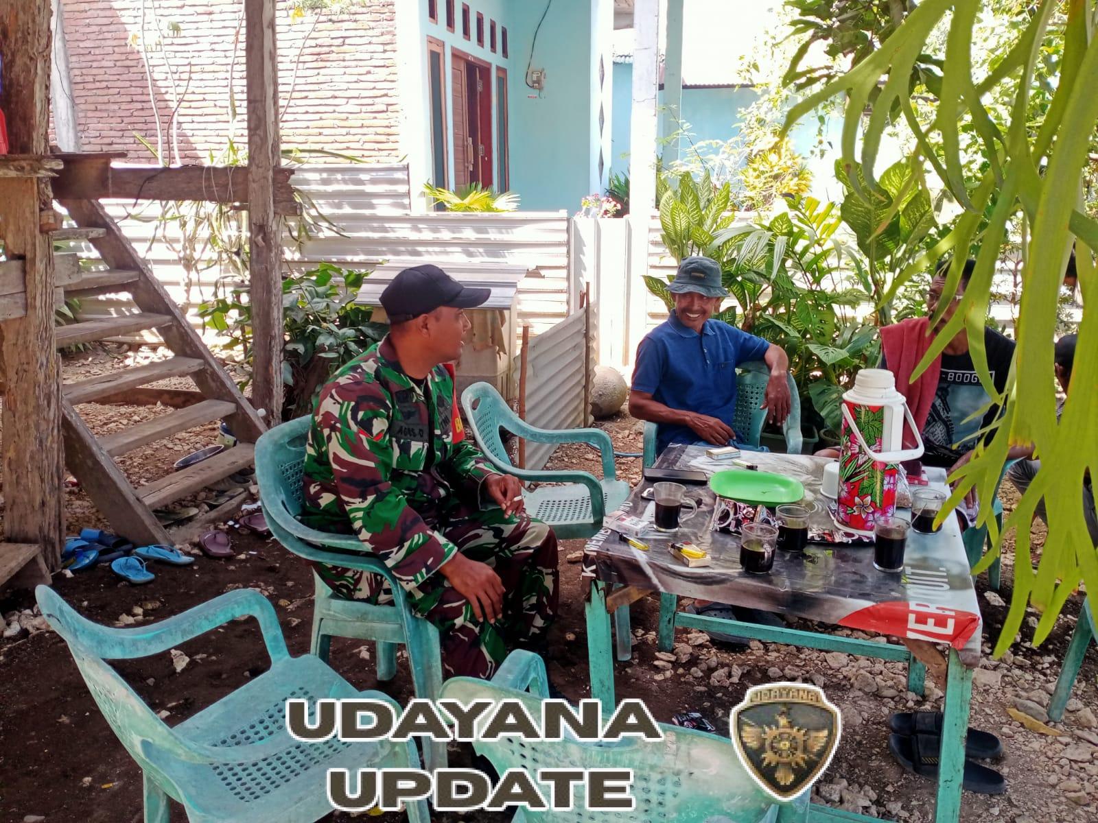 Babinsa Goa Tingkatkan Komsos dan Patroli Wilayah, Pastikan Keamanan Masyarakat Tetap Terjaga