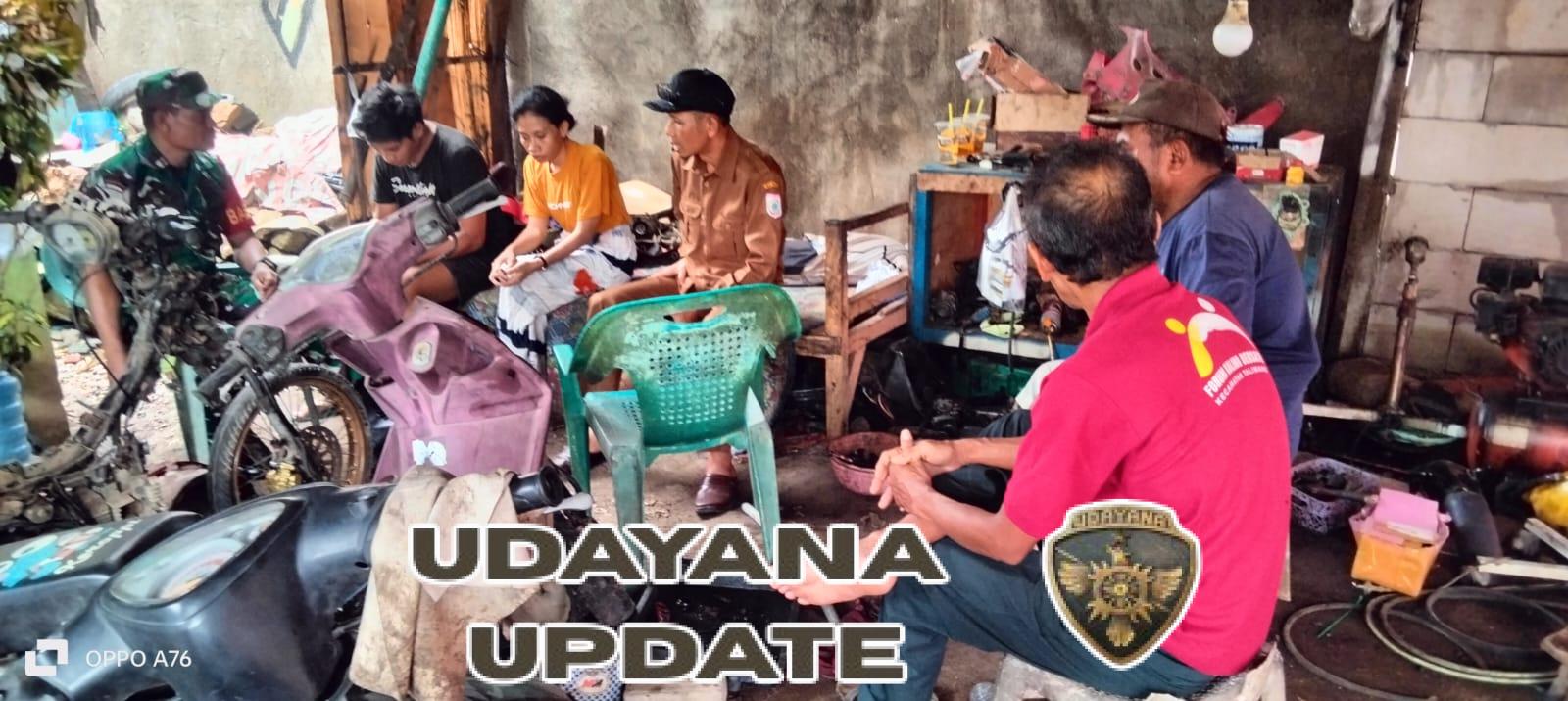 Babinsa Koramil 1628-01/Taliwang Turut Dampingi Mediasi Warga di wilayah Binaan.