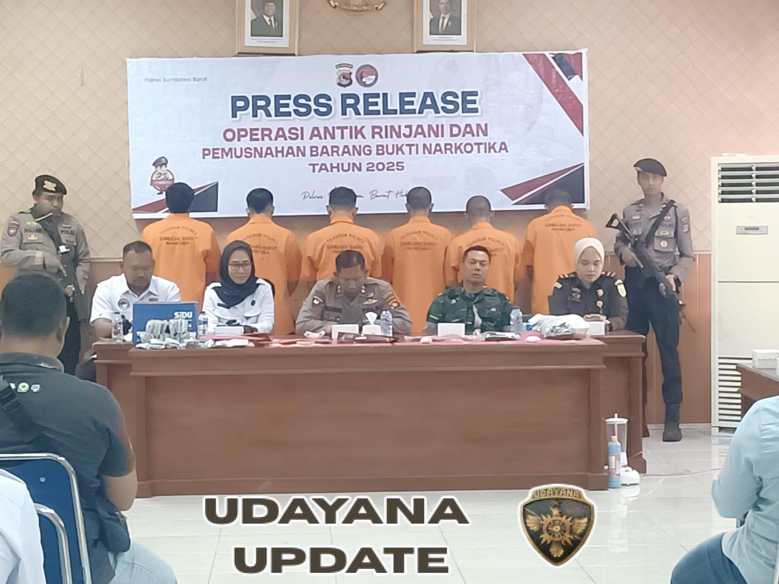 Sinergitas TNI-Polri, Kasdim 1628 Dampingi Kapolres Ungkap Kasus Narkotika