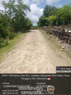 Babinsa Ba’a Cek Lokasi Hibah Tanah untuk Pembangunan KDKMP di Desa Kuli Aisele