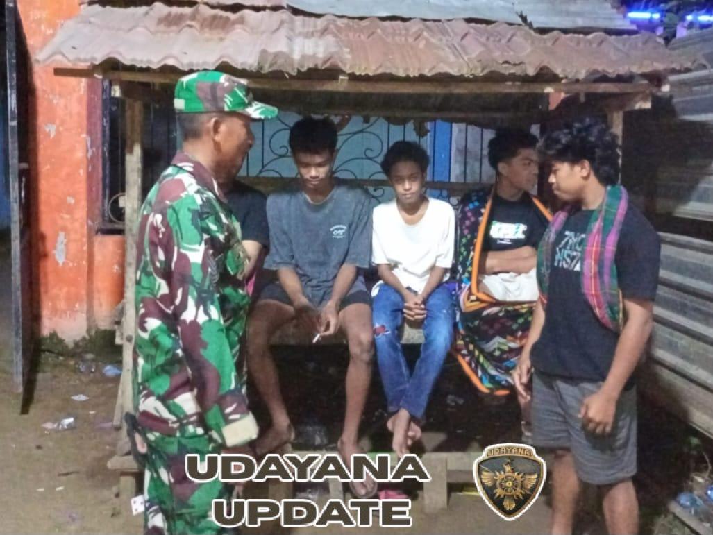 Babinsa Koramil 1608-07/Monta Intensifkan Patroli dan Ronda Malam Jaga Kondusifitas Wilayah