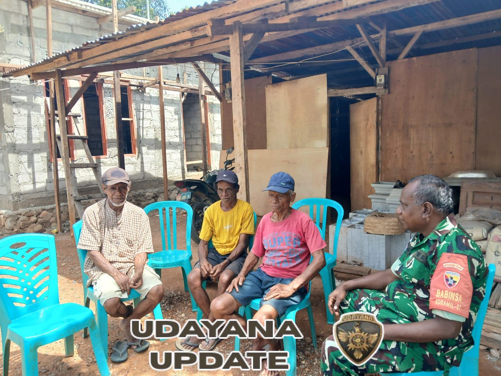 Wujudkan Kemanunggalan TNI Rakyat Babinsa Komsos Dengan Warga Masyarakat