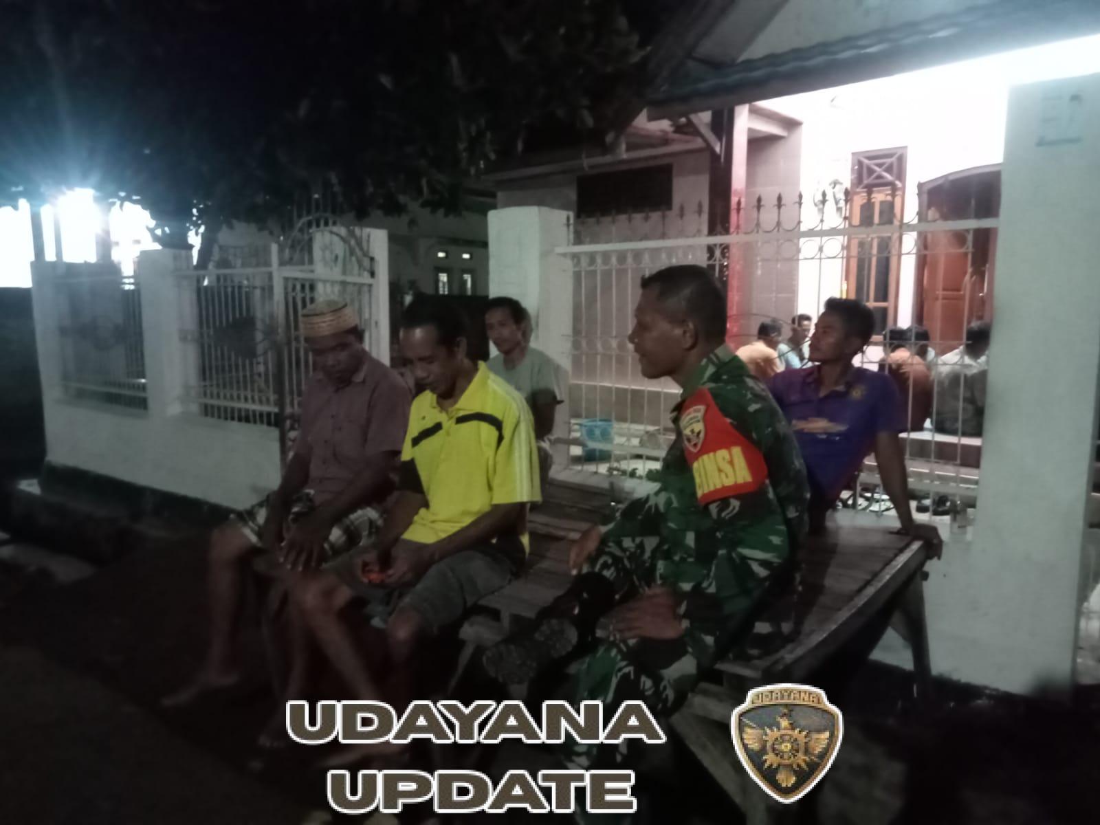 Babinsa Koramil 1608-06/Wawo Intensifkan Patroli dan Ronda Malam di Wilayah Binaan