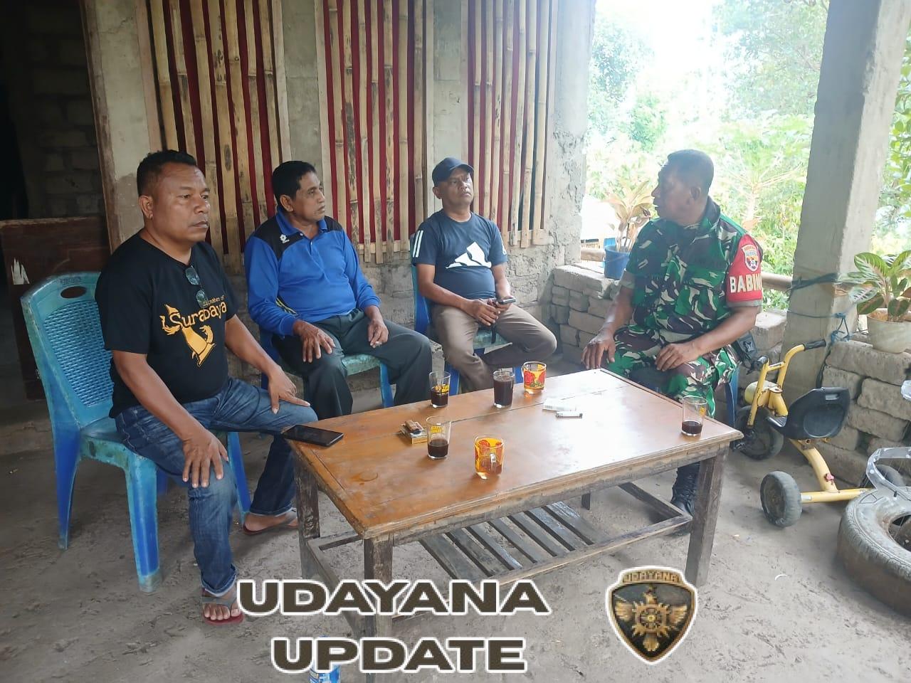 Babinsa Koramil 1602-02/Wolowaru Laksanakan Komsos dan Pamwil di Kelurahan Wolojita