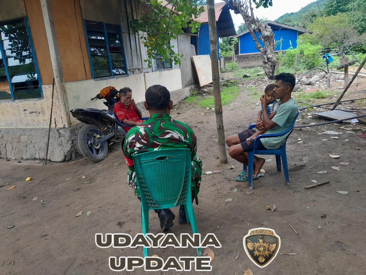 Babinsa Koramil 1602-04/Maurole Laksanakan Pamwil dan Komsos di Desa Niopanda