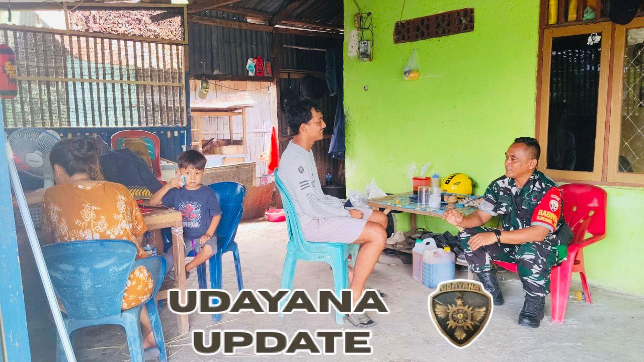 Babinsa Koramil Aesesa Laksanakan Monitoring Wilayah di Desa Rendu Butowe