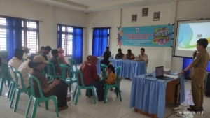 Babinsa Talonang Baru Hadiri Pembentukan Desa Siaga TBC