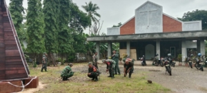 Koramil Kupang Gelar Karya Bakti Hari Juang TNI