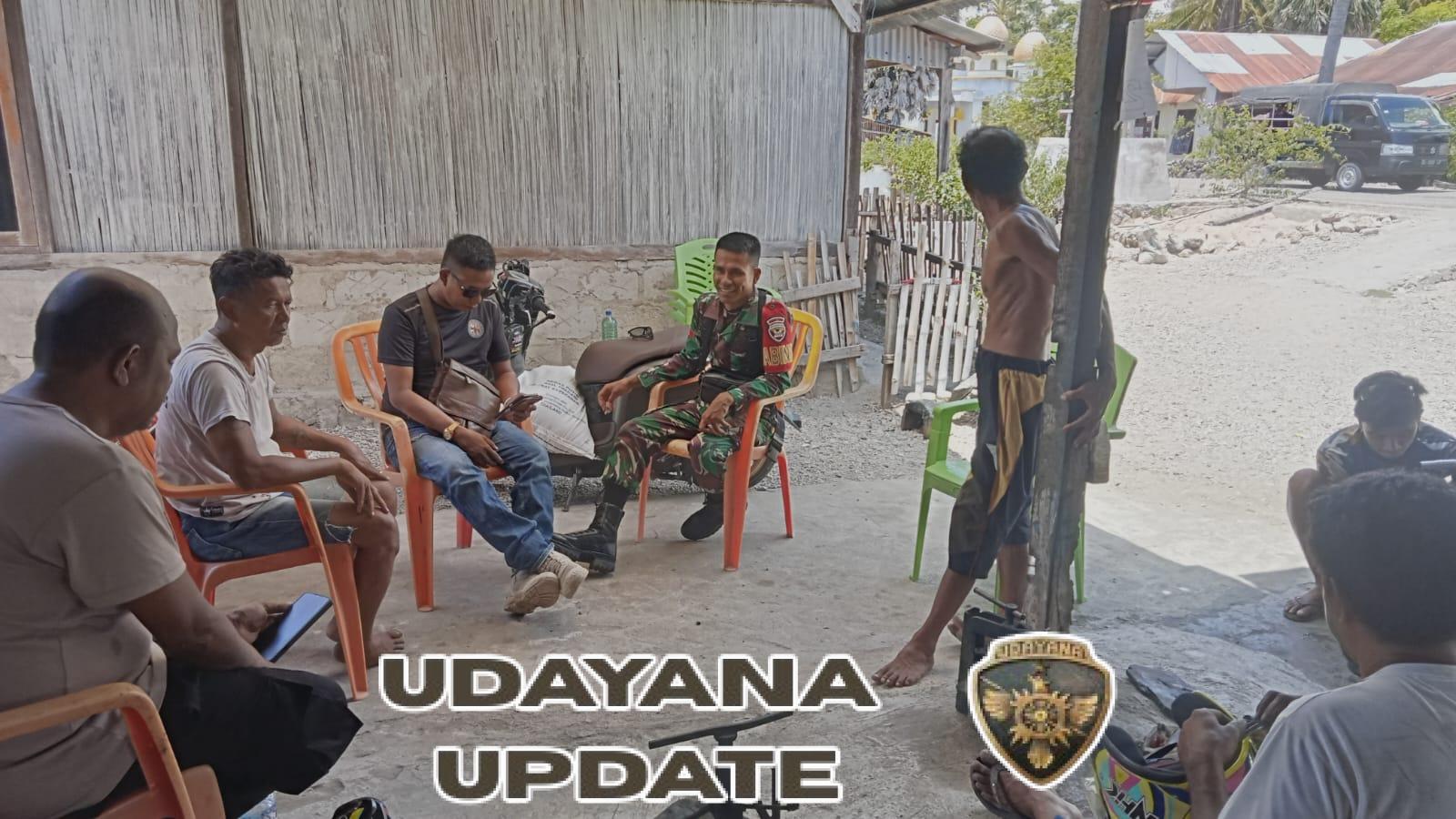 Babinsa dan Bhabinkamtibmas Laksanakan Komsos dan Monitoring Wilayah di Desa Batutua