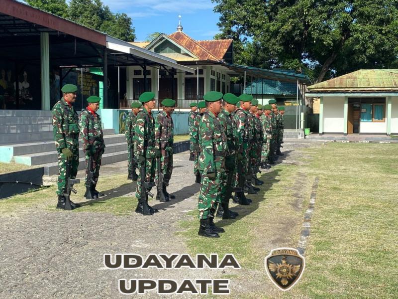 Kodim 1603/Sikka Gelar Upacara Bendera 17-an Bulan Desember