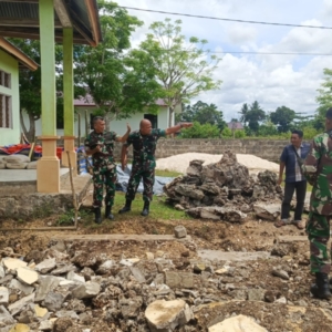 Turun Kelapangan, Dandim 1629/SBD Tinjau Progres Pembangunan KDKMP