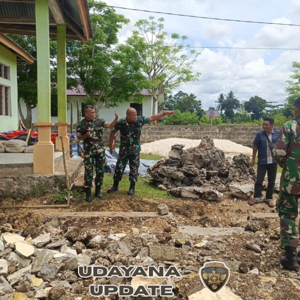 Turun Kelapangan, Dandim 1629/SBD Tinjau Progres Pembangunan KDKMP