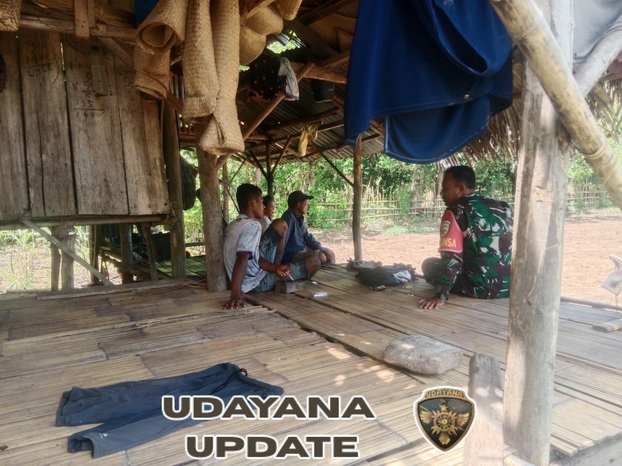 Babinsa Koramil 1602-01/Ende Aktif Lakukan Monitoring dan Komunikasi Sosial di Desa Kamubheka