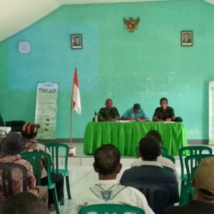 Babinsa Koramil 1625-01/Bajawa Hadiri Musyawarah Desa Pembangunan Batalyon Teritorial di Nginamanu