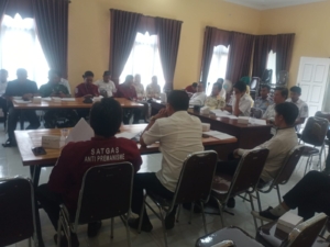 Kasdim 1628/Sumbawa Barat Hadiri Kegiatan Pengawasan dan Pembinaan Ormas di KSB