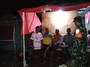 Patroli Malam Koramil 1608-04/Woha Berlangsung Aman dan Kondusif