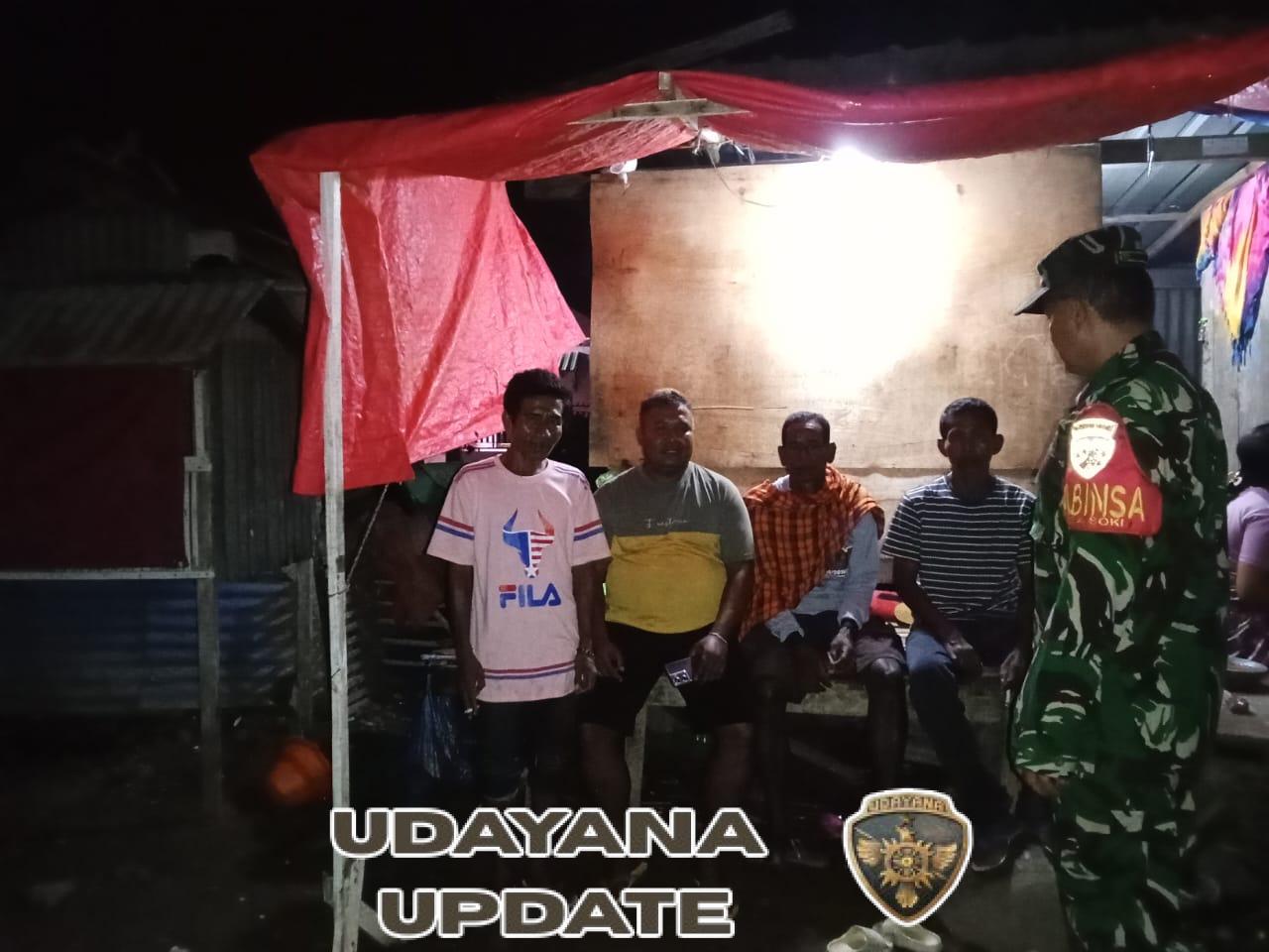 Patroli Malam Koramil 1608-04/Woha Berlangsung Aman dan Kondusif