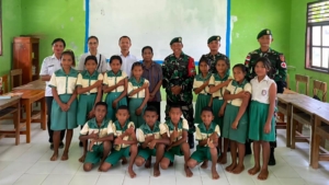 Pos Dafala Dampingi Imunisasi Anak di Wilayah Perbatasan