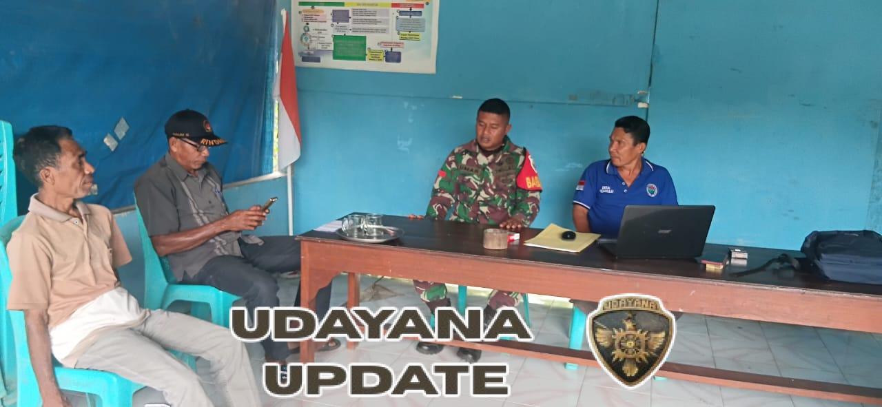 Babinsa Koramil Wolowaru Perkuat Keamanan Wilayah Melalui Komsos di Desa Nuamulu