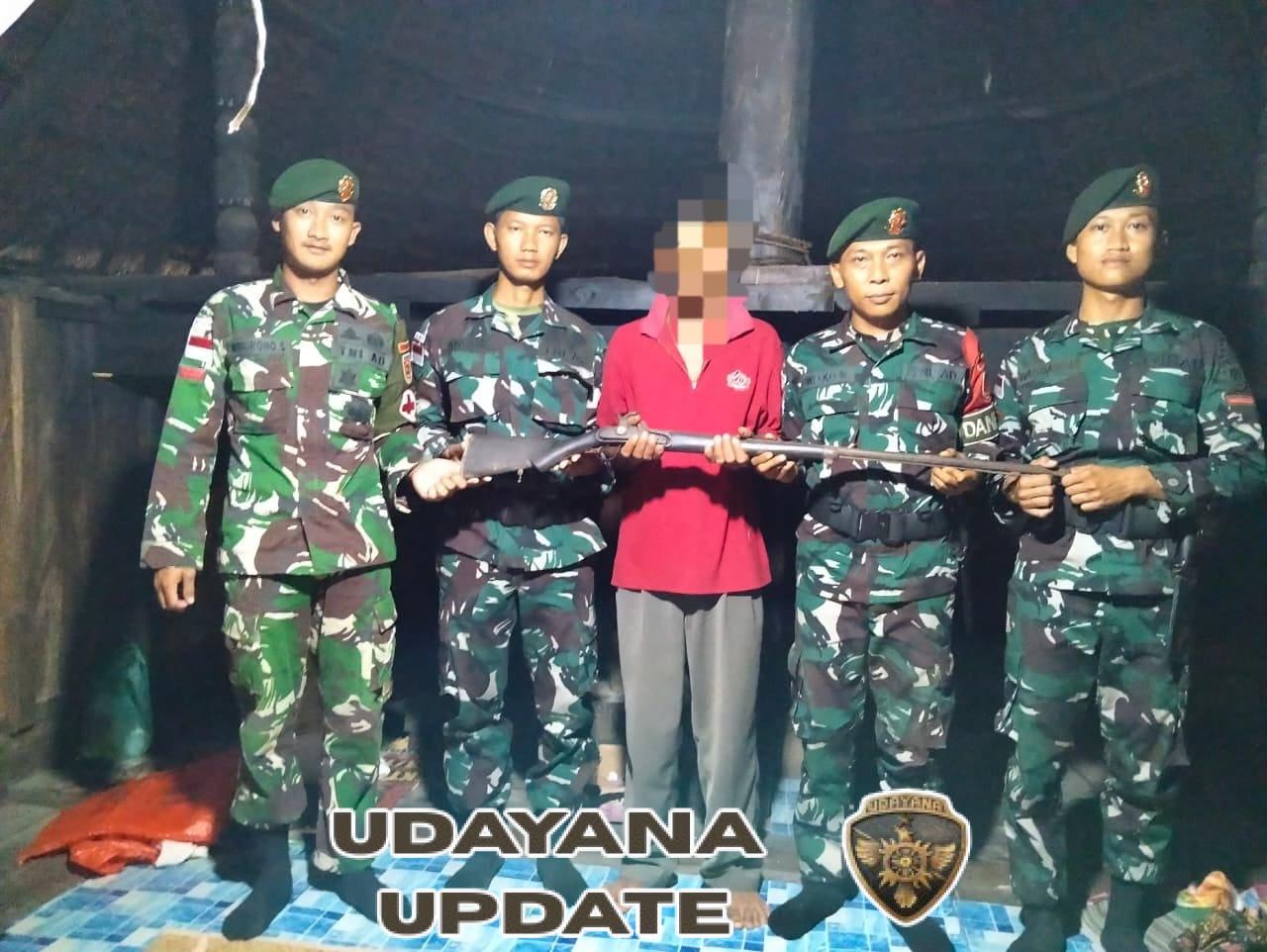 Bangun Kepercayaan Masyarakat, Pos Ailala Amankan Senjata Laras Panjang