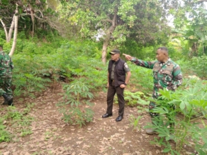 Dandim 1624/Flotim Survey Lokasi Secara Langsung Untuk Memastikan Lahan Pembangunan Koperasi Merah Putih Di Empat Desa Kecamatan Lewolema