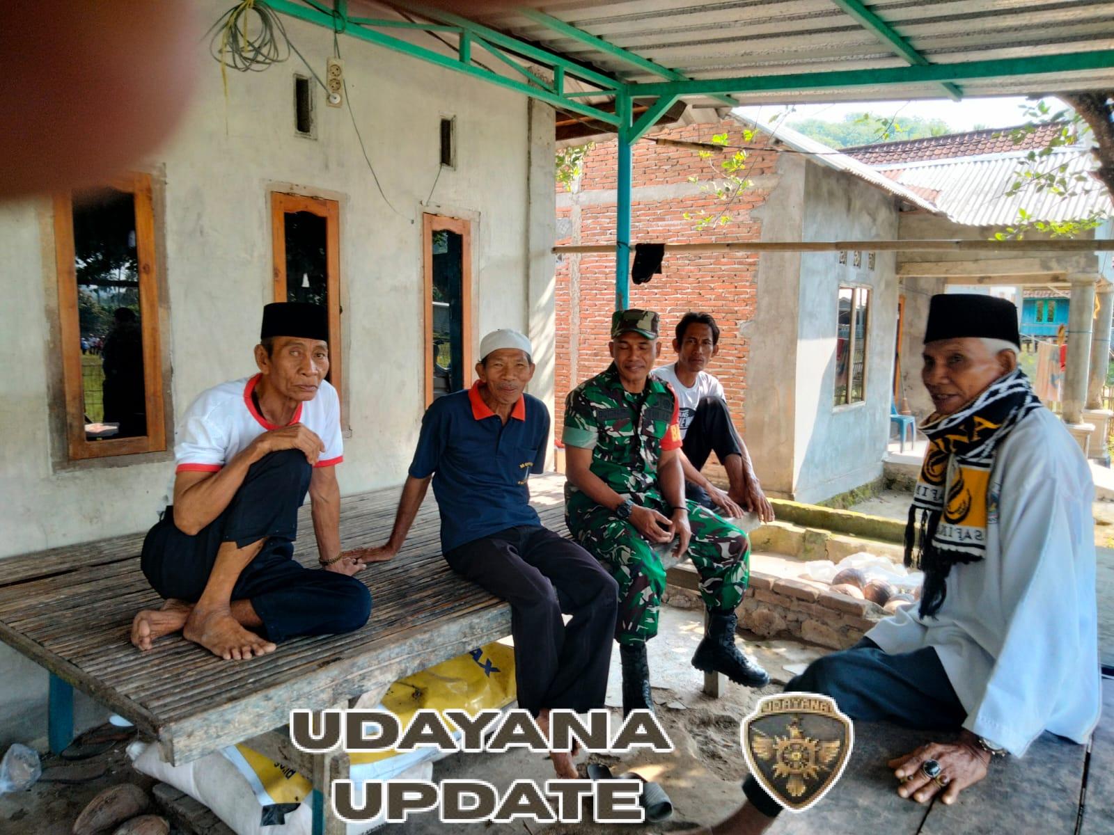 Babinsa Tebo Laksanakan Komsos dan Monitoring Wilayah Desa Binaan