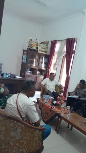 Babinsa Koramil Boawae Hadiri Rapat Koordinasi Akhir Tahun Tingkat Kecamatan