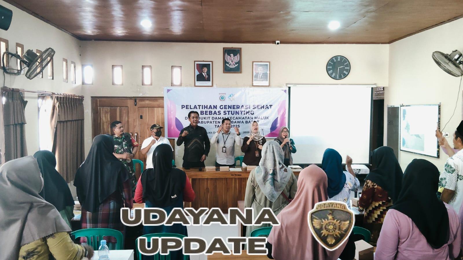 Dukung Pencegahan Stunting, Babinsa Koramil Maluk Hadiri Pelatihan Generasi Sehat