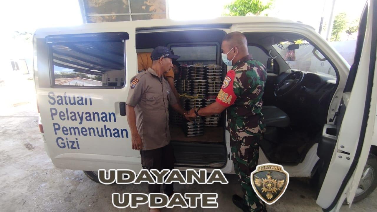 Babinsa Koramil 1627-02 Dampingi Program Makan Sehat Bergizi untuk 3.002 Siswa di Rote Timur