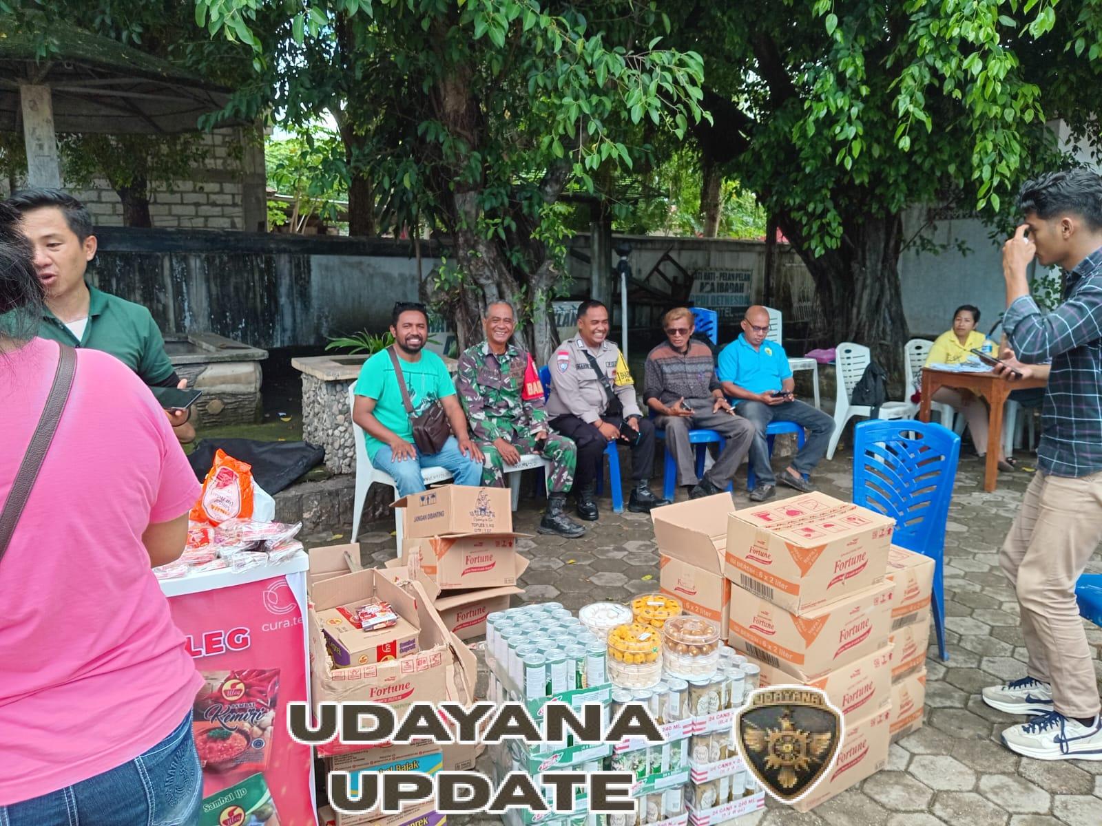 Babinsa Sikumana Dukung Pasar Murah Bersubsidi Pemerintah