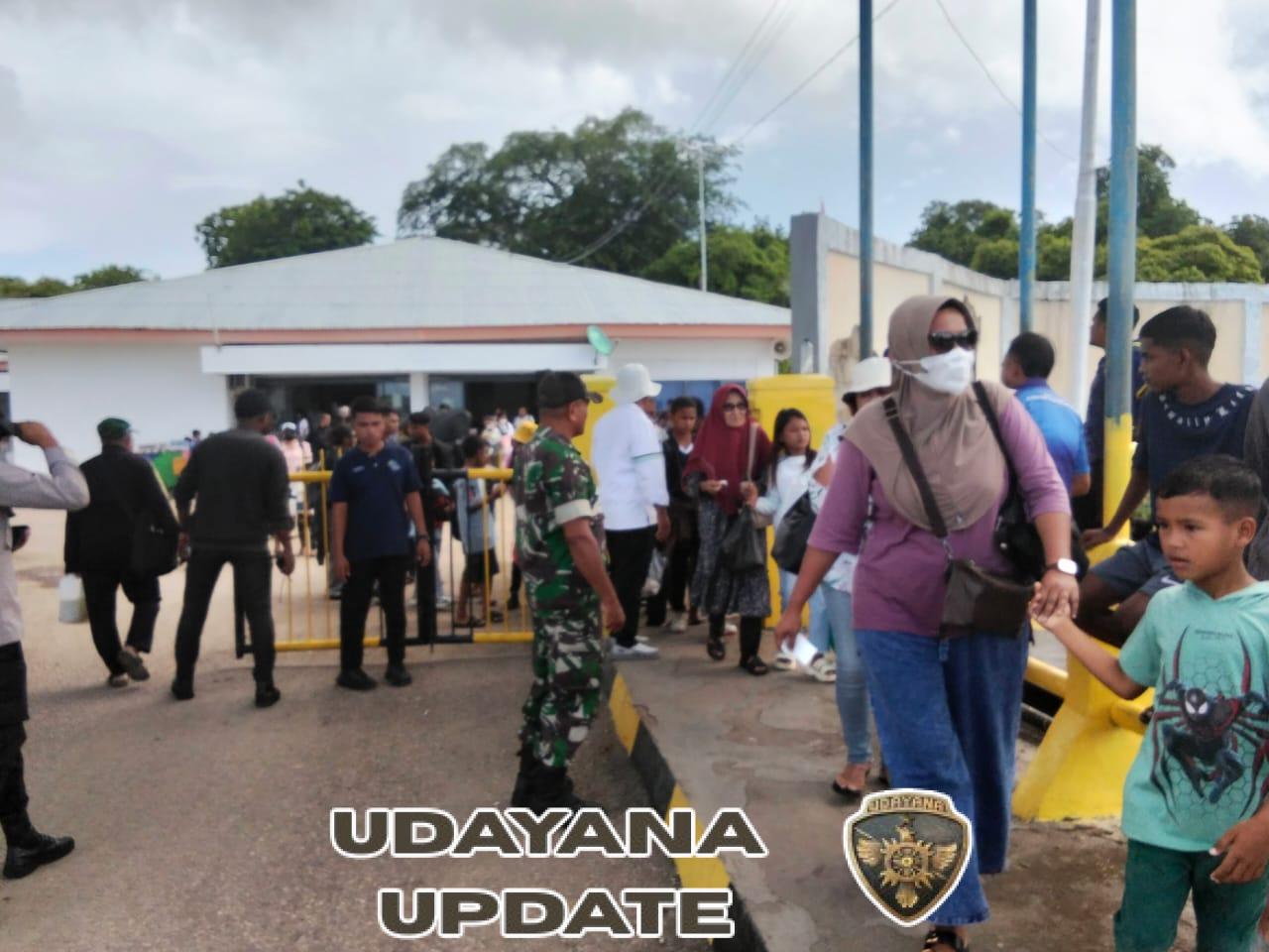 Piket Koramil 1627-02/Pantai Baru Pantau Bongkar Muat KMP Inerie