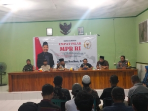 Serda A. Rahman Dampingi Warga Menala Ikuti Edukasi Empat Pilar MPR RI