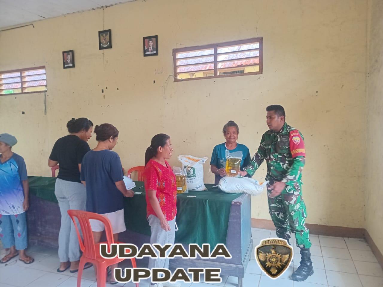 TNI Hadir Jaga Kamtibmas, Penyaluran BCRP Tahun 2025 di Desa Woloara Berjalan Lancar