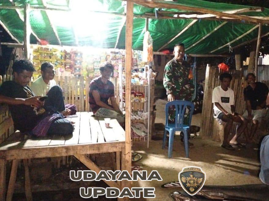 Babinsa Koramil 1608-07/Monta Intensifkan Patroli dan Ronda Malam Jaga Kamtibmas