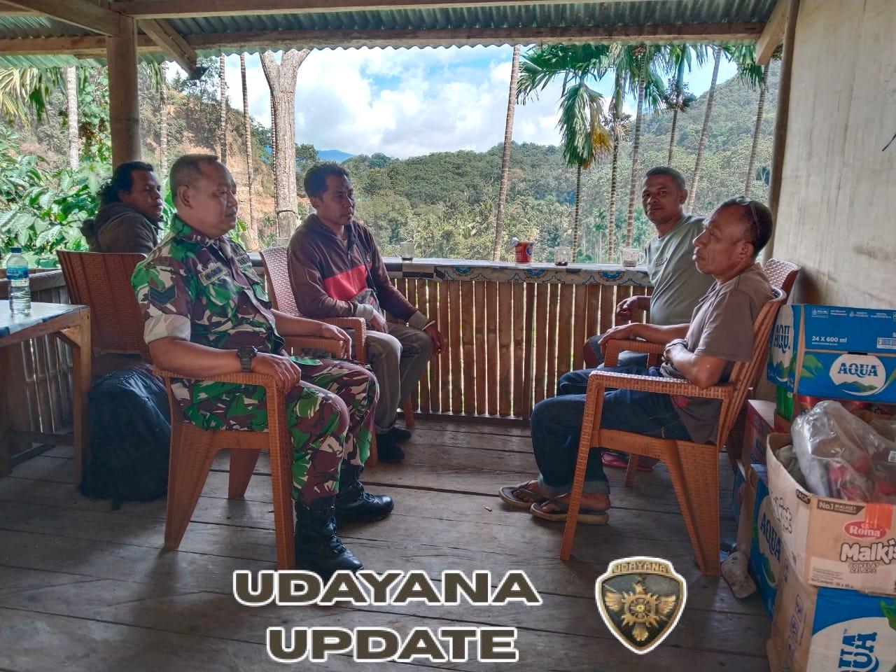 Serka Wagimin Aktifkan Pamwil dan Komunikasi Sosial, Masyarakat Desa Dile Merasa Aman