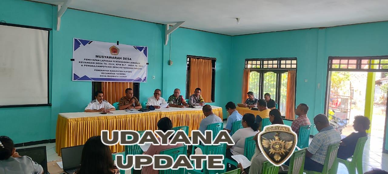 Musyawarah Desa Khusus Oeletsala Bahas APBDes Air Bersih