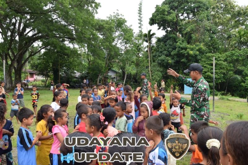 Cerdaskan Siswa-siswi Perbatasan, Satgas Pamtas Yonarhanud 2 Kostrad Adakan Program Alap Alap Smart Car