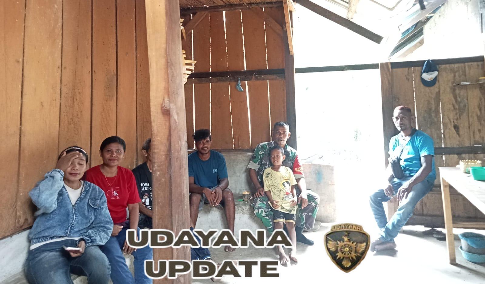 Jaga Kondusivitas Desa, Babinsa Koramil Aesesa Aktif Monitoring Wilayah Binaan