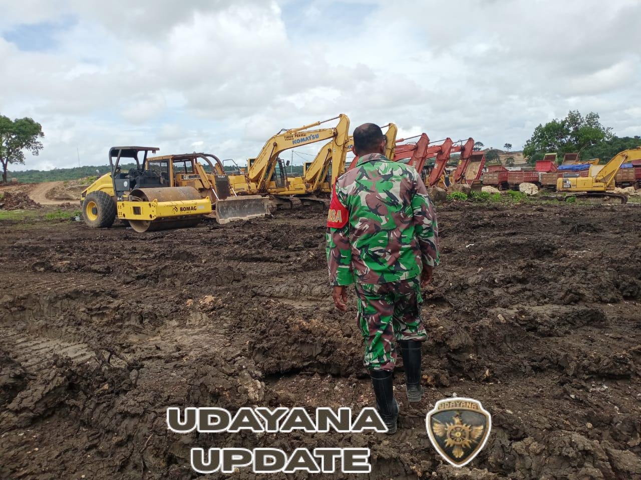 Pengamanan K-SINGN Berjalan Lancar, Dapur Sehat Persit Kodim 1627/RN Turut Dukung Proyek