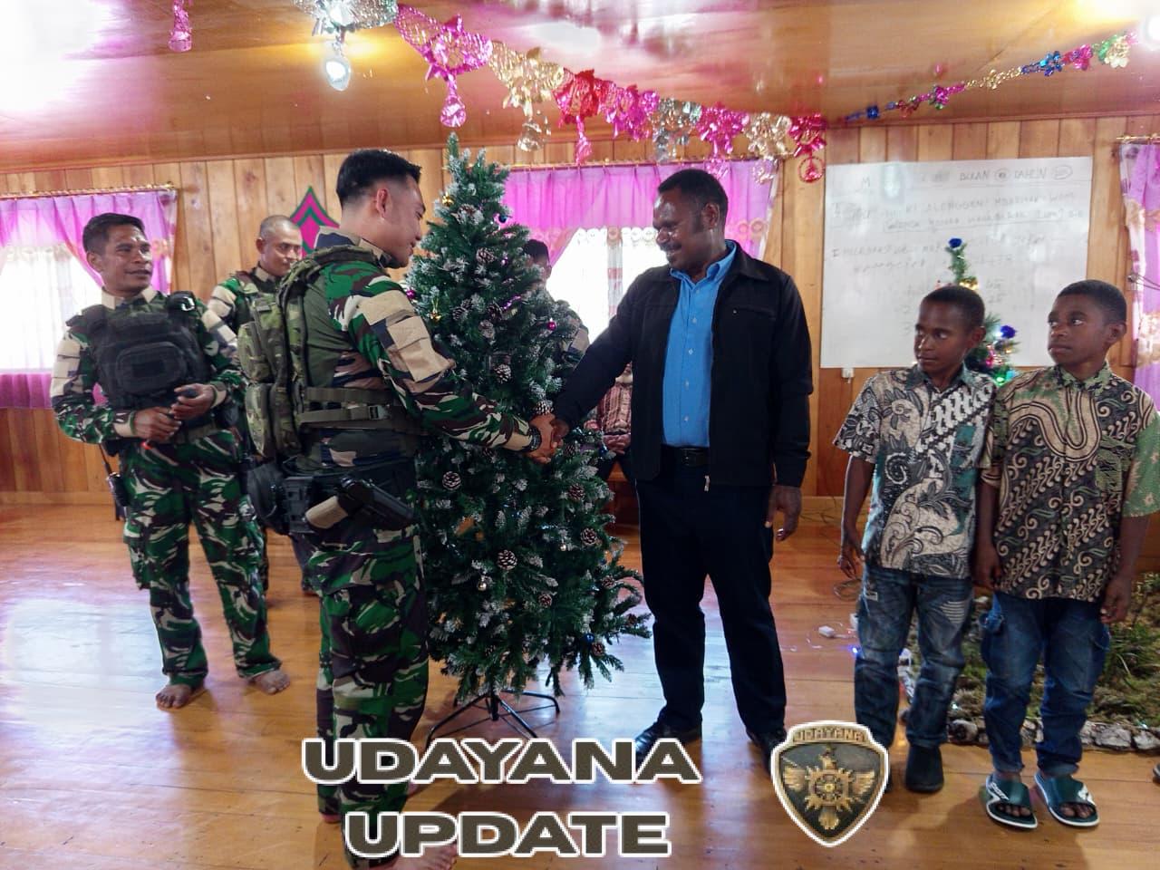 Pohon Natal dan Bingkisan, Hadiah Kasih Satgas Yonif 743/PSY untuk Jemaat GIDI Eo Wuyuneri