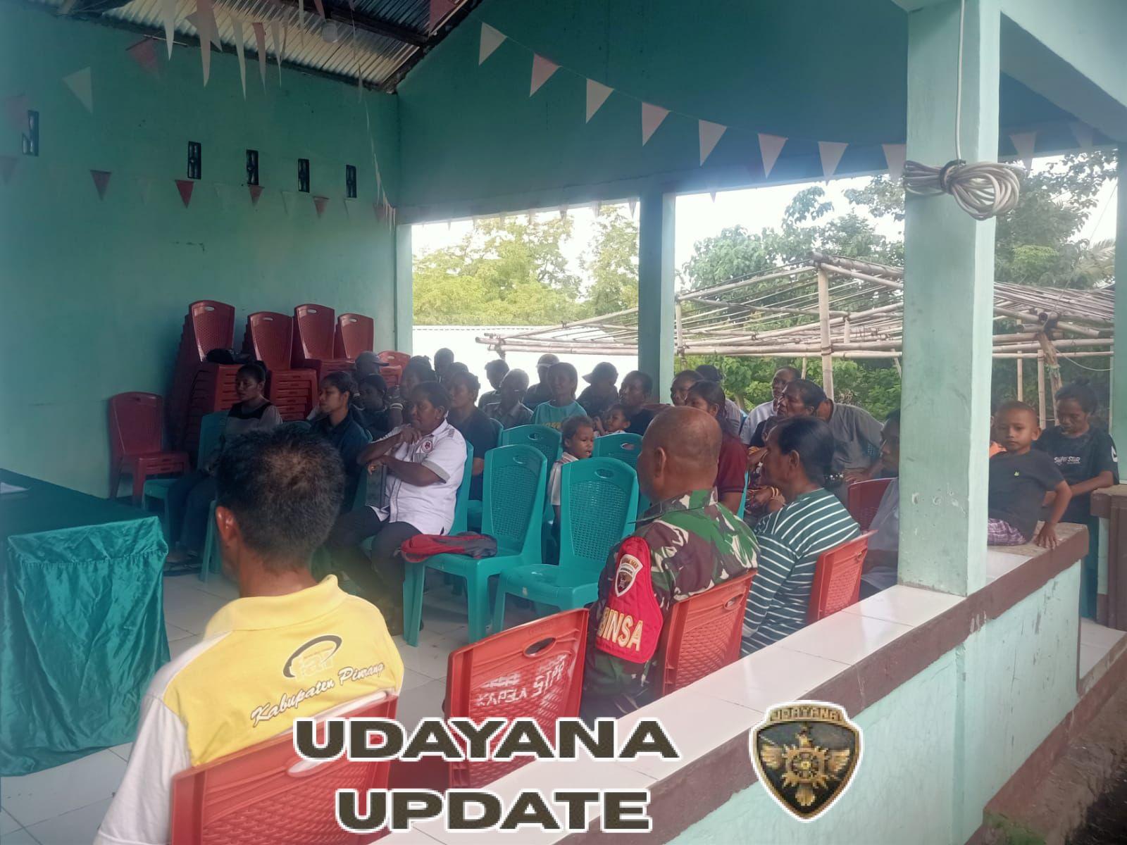 Dukung Kemandirian Ekonomi Desa, Babinsa Kawal Musyawarah BUMDes Watumilok