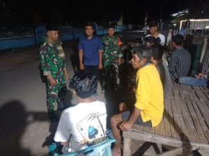 Patroli Siskamling Babinsa Lanta Barat Libatkan Aparat Desa dan Masyarakat