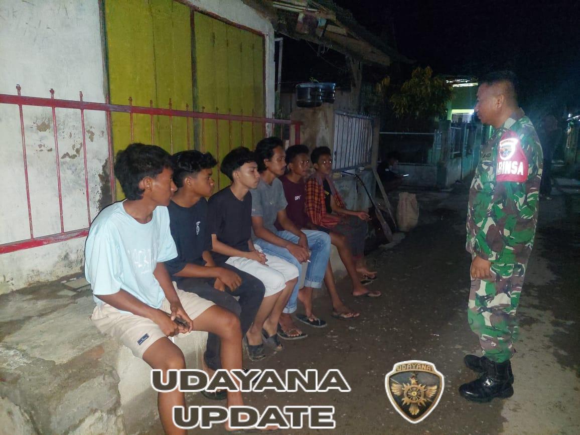 Patroli Siskamling Koramil Woha Sasar Tiga Kecamatan di Kabupaten Bima