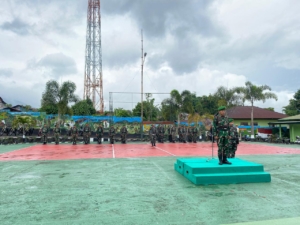 Pasi Log Pimpin Upacara, Kodim 1612/Manggarai Hidupkan Nilai Kejuangan