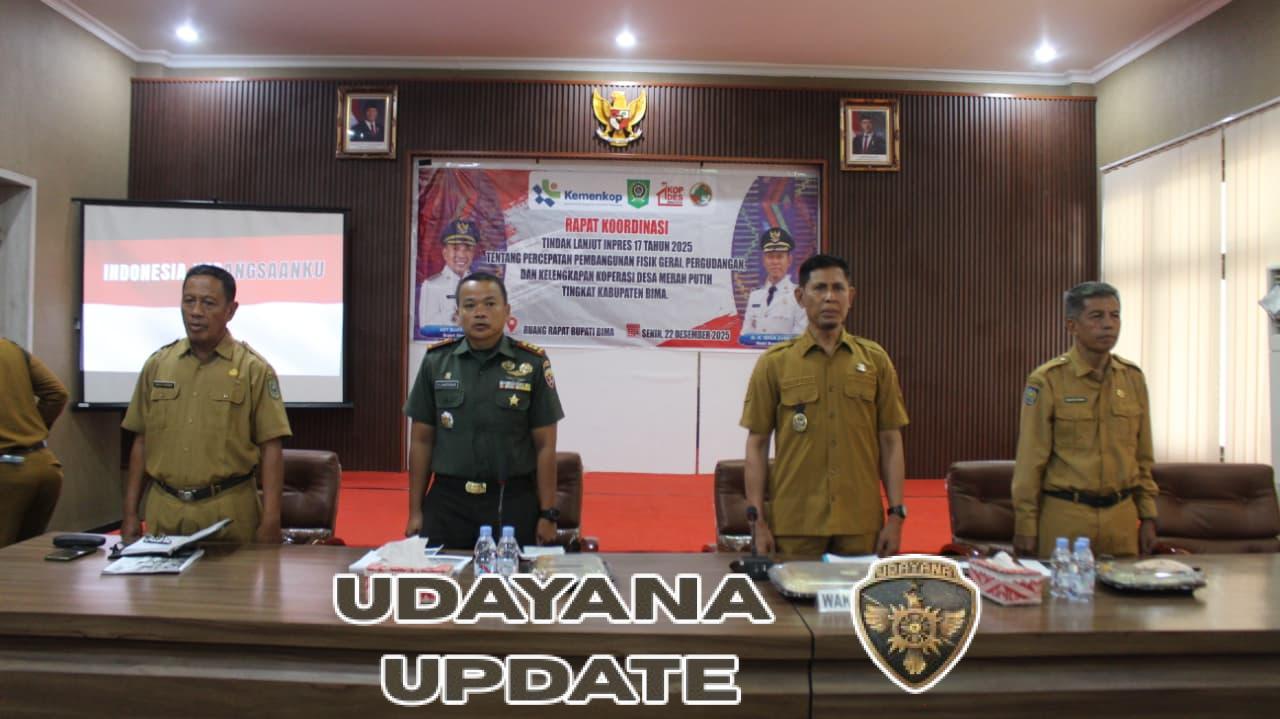 Rapat Koordinasi Kabupaten Bima: Dorong Koperasi Desa Merah Putih Sebagai Pilar Ekonomi Lokal
