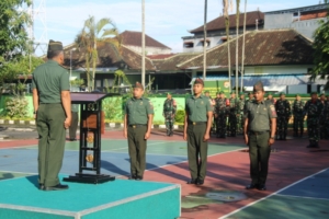 Kodim Klungkung Laksanakan Upacara Bendera hari Senin